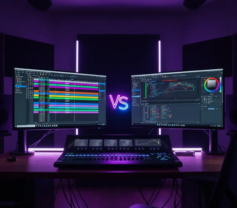 professional comparison of Adobe Premiere Pro Vs DaVinci Resolve features for video editors by the leeway media - the best video production agency in kerala
